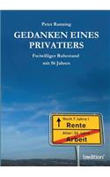 Gedanken Eines Privatiers