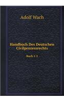 Handbuch Des Deutschen Civilprozessrechts Buch 1-2