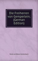 Die Freiherren von Gemperlein; (German Edition)