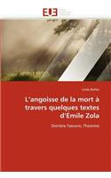 L Angoisse de la Mort À Travers Quelques Textes D Émile Zola