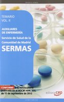 Auxiliar de Enfermeria, Servicio Madrileno de Salud (SERMAS): Auxiliares de Enfermeria del Servicio de Salud de la Comunidad de Madrid. SERMAS. Temario Vol. II. (Spanish Edition)