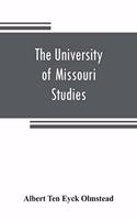 University of Missouri Studies
