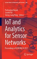 Iot and Analytics for Sensor Networks