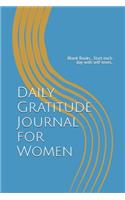 Daily Gratitude Journal for Women
