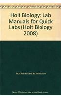 Holt Biology: Lab Manuals for Quick Labs