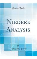 Niedere Analysis (Classic Reprint)