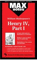 Henry IV, Part I (Maxnotes Literature Guides)