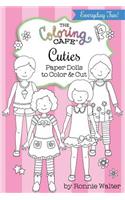 The Coloring Cafe Cuties-Paper Dolls to Color and Cut