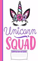 UNICORN SQUAD Composition Notebook