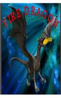 Fire Dragon: Blue Nebula Galaxy Fire Dragon