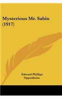 Mysterious Mr. Sabin (1917)