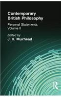 Contemporary British Philosophy