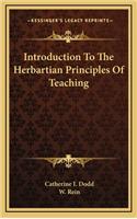 Introduction to the Herbartian Principles of Teaching