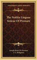 The Notitia Linguae Sinicae of Premare