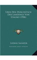 Uber Den Durchstich Der Landenge Von Stagno (1906)