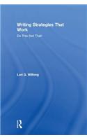 Writing Strategies That Work