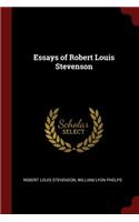 Essays of Robert Louis Stevenson