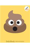 Poop Emoji Notebook by Deko Blanks