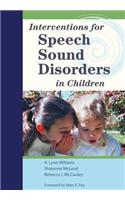 Interventions for Speech Sound Disorders in Children