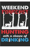 Weekend forecast hunting with a chance of drinking