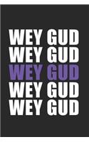 Wey Gud Habesha Eritrea Ethiopia Gift Idea: 120 Pages 6 'x 9' -Dot Graph Paper Journal Manuscript - Planner - Scratchbook - Diary