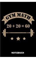 Gym Math Notizbuch