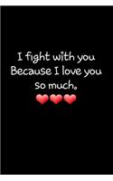 I fight with you Because I Love you so much