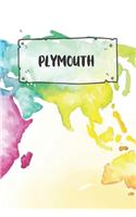 Plymouth: Ruled Travel Diary Notebook or Journey Journal - Lined Trip Pocketbook for Men and Women with Lines