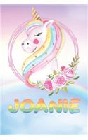 Joanie: Joanie's Unicorn Personal Custom Named Diary Planner Perpetual Calendar Notebook Journal 6x9 Personalized Customized Gift For Someone Who's Surname 