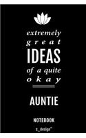 Notebook for Aunties / Auntie