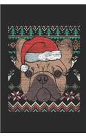 Ugly Christmas Sweater - French Bulldog: Dotted Bullet Journal (6 X 9 -120 Pages) - Ugly Christmas Gift and Holiday Planner For Women, Men, Teens And Kids