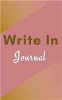 Write In Journal (Pastel Brown Abstract Cover Art)