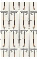 Viking Pattern - Sword and Axe Decoration: Blank Lined Notebook for Norse Mythology Lovers