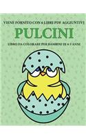 Libro da colorare per bambini di 4-5 anni (Pulcini)