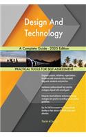 Design And Technology A Complete Guide - 2020 Edition