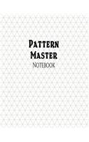 Pattern Master Notebook: 1/2" Isometric Graph Ruling, 144 Pages