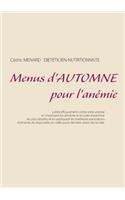 Menus d'automne pour l'anémie
