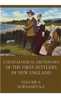 genealogical dictionary of the first settlers of New England, Volume 4