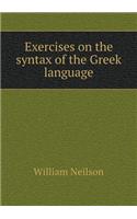 Exercises on the syntax of the Greek language