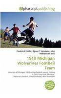 1910 Michigan Wolverines Football Team: (English)
