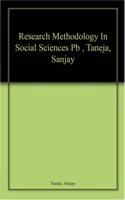 Research Methodology In Social Sciences Pb , Taneja, Sanjay