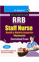 RRB: Staff Nurse (Health & Malaria Inspector/Pharmacist) Centralised Recruitment Exam