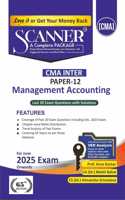 Management Accounting (Paper 12 | CMA Inter | Gr. II) Scanner - Including questions and solutions | Applicable for June 2025 Exam Onwards | Green Edition