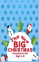 New Big Christmas Coloring Book for Kids Age 4-8