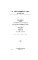 The global need for access to safe drinking water