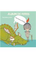 Álbum de fotos para bebés y niños. Sant Jordi y el Dragón.