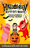 Halloween Activity Book for Kids