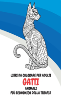 Libri da colorare per adulti - Più economico della terapia - Animali - Gatti