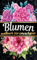 Malbuch fur Erwachsene Blumen