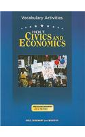 Holt Civics and Economics Vocabulary Activities